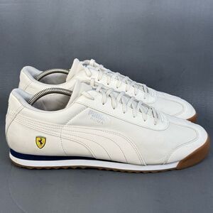 Scuderia Ferrari x Roma 'Whisper White Gum' athletic sneaker shoes men's size 12